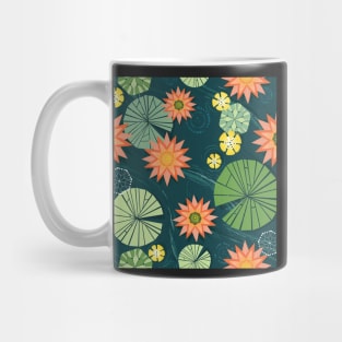 Lily pad pond Mug